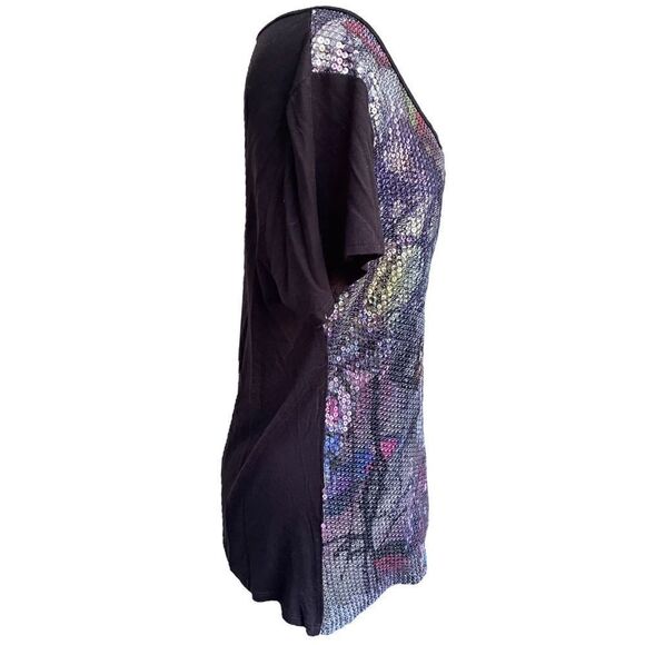 Susan Lawrence Sequin Sequined Womenssusan Top Shirt Size XL - Picture 2 of 4